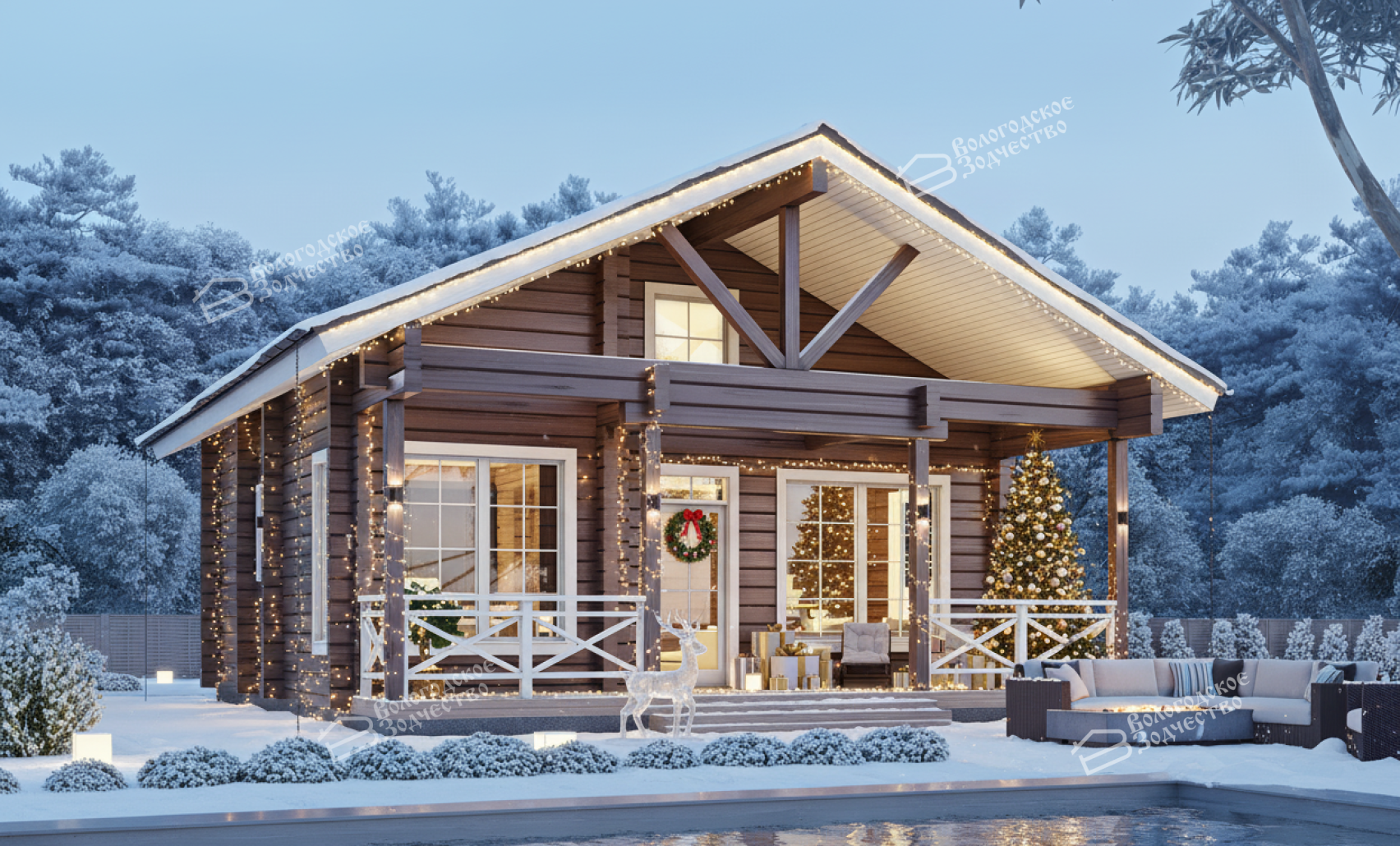 Дом из клееного бруса VZ-346