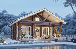 Дом из клееного бруса VZ-346