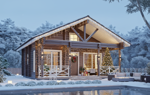 Дом из профилированного бруса VZ-346