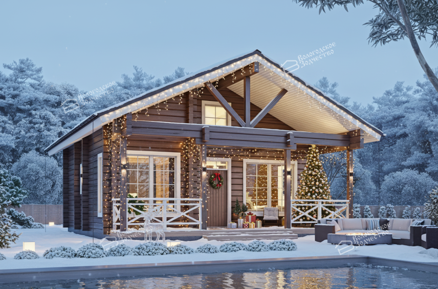 Дом из профилированного бруса VZ-346