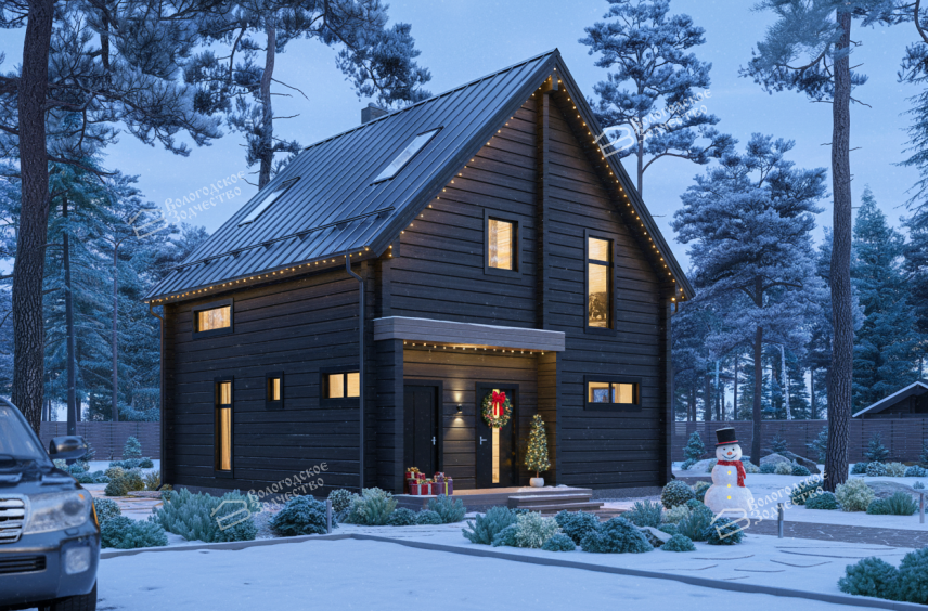 Дом из клееного бруса VZ-347 