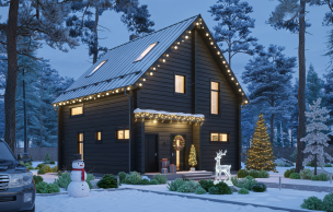 Дом из профилированного бруса VZ-347 