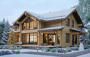 Дом из клееного бруса VZ-348