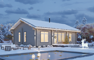 Дом из клееного бруса VZ-349