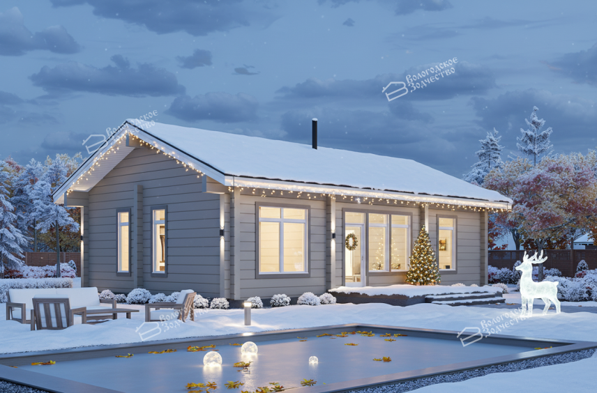 Дом из клееного бруса VZ-349