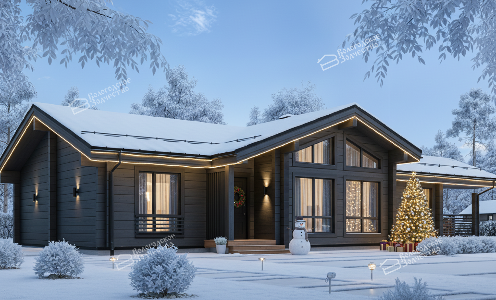 Дом из клееного бруса VZ-350