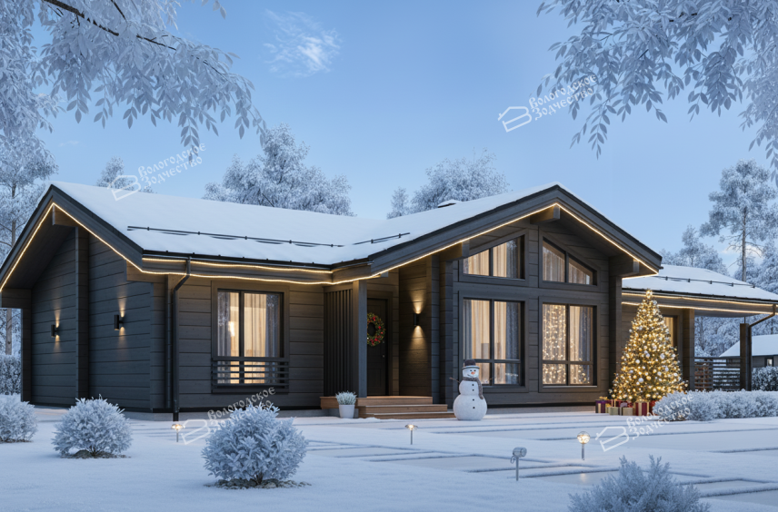 Дом из клееного бруса VZ-350