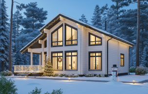 Дом из клееного бруса VZ-352