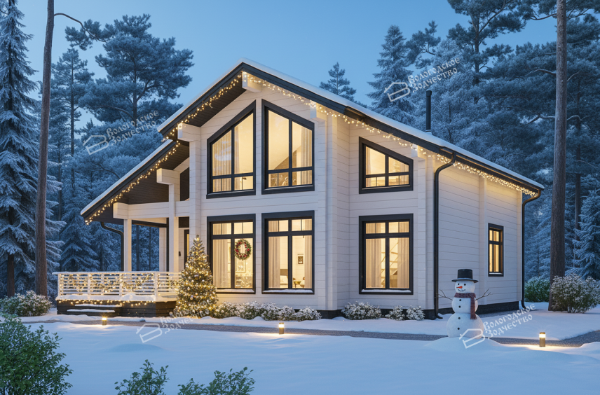 Дом из клееного бруса VZ-352