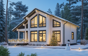 Дом из профилированного бруса VZ-352 