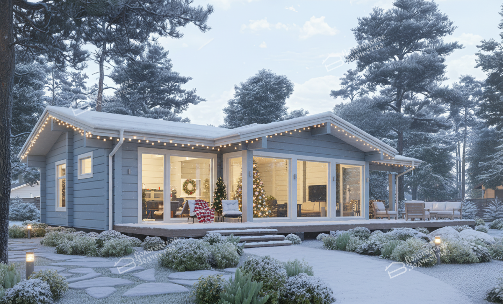 Дом из профилированного бруса VZ-353