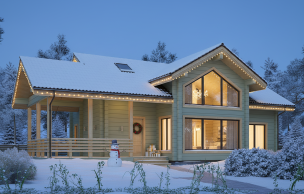 Дом из клееного бруса VZ-354