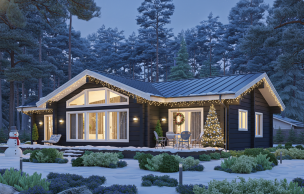 Дом из клееного бруса VZ-355