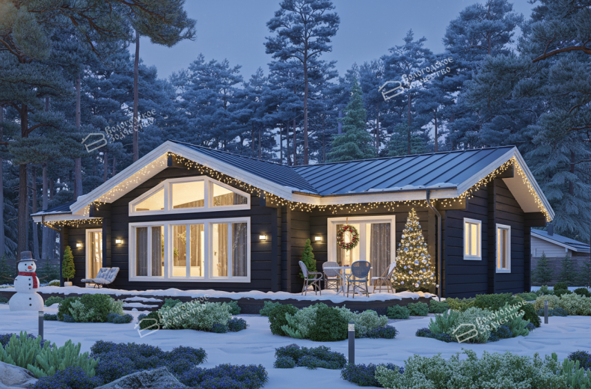 Дом из клееного бруса VZ-355