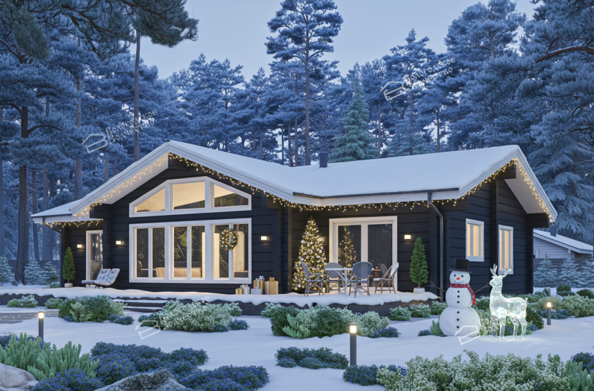 Дом из профилированного бруса VZ-355