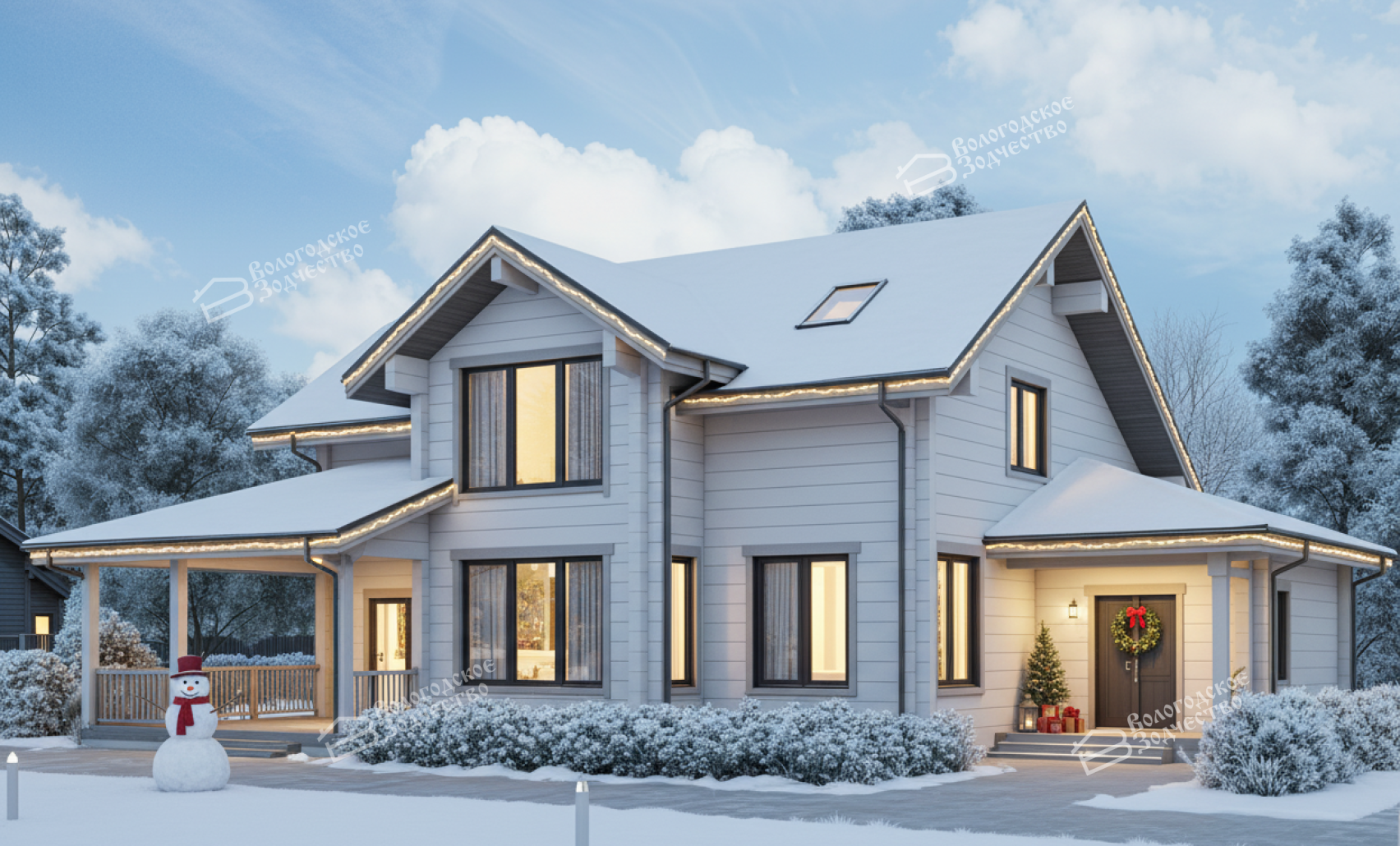 Дом из клееного бруса VZ-356