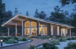 Дом из клееного бруса VZ-357