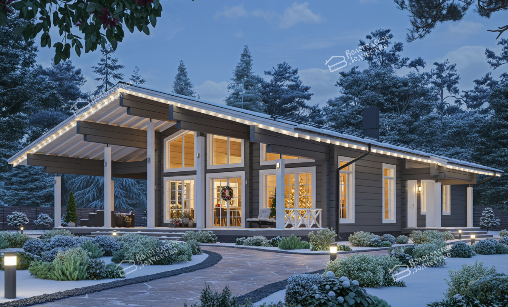 Дом из профилированного бруса VZ-357