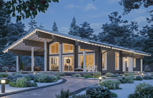 Дом из профилированного бруса VZ-357