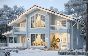 Дом из клееного бруса VZ-358