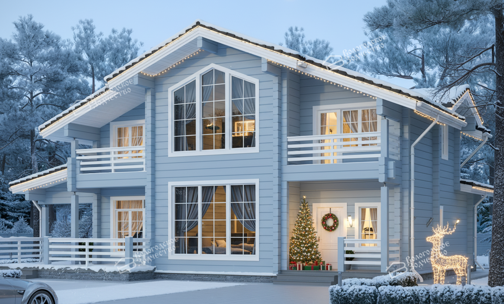 Дом из профилированного бруса VZ-358