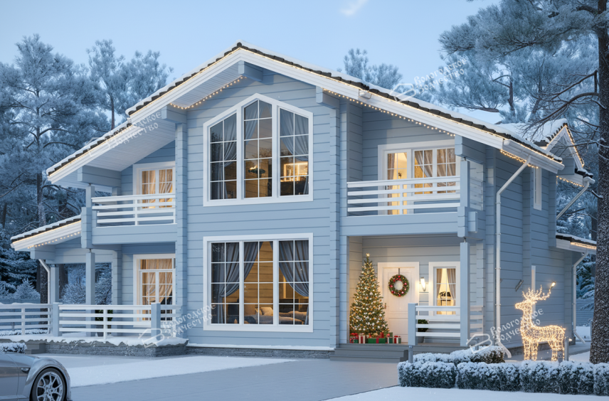 Дом из профилированного бруса VZ-358