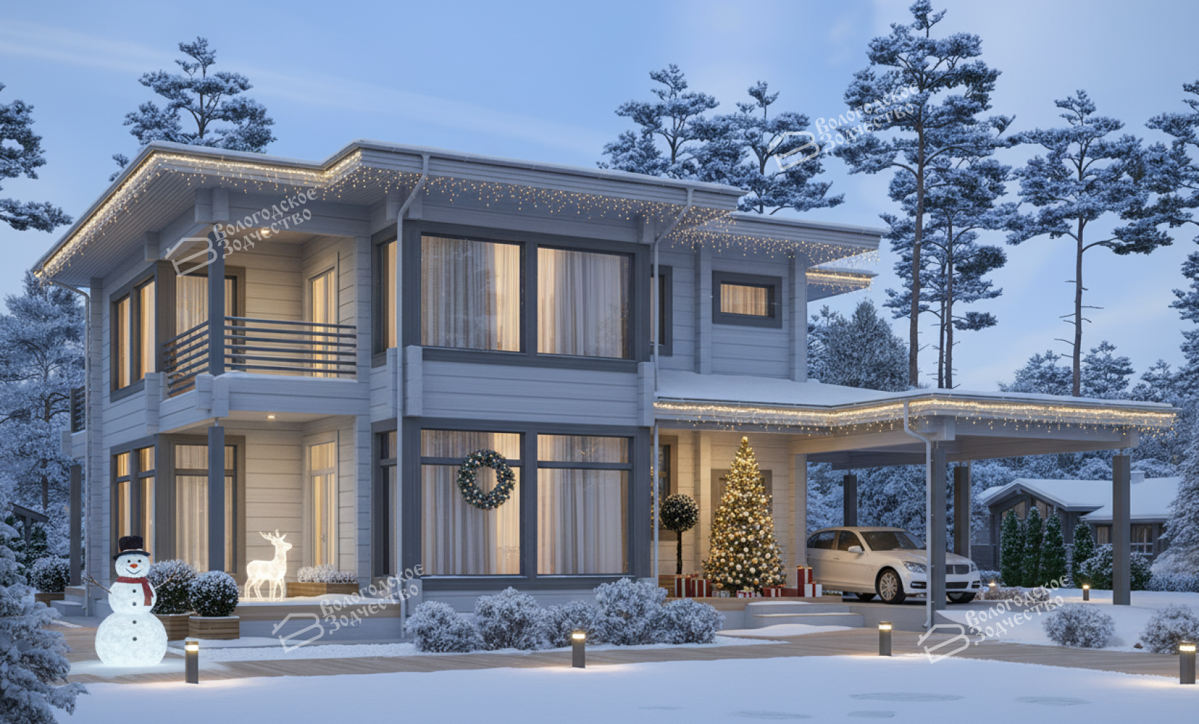 Дом из клееного бруса VZ-359