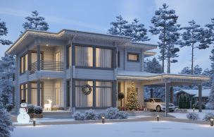 Дом из клееного бруса VZ-359