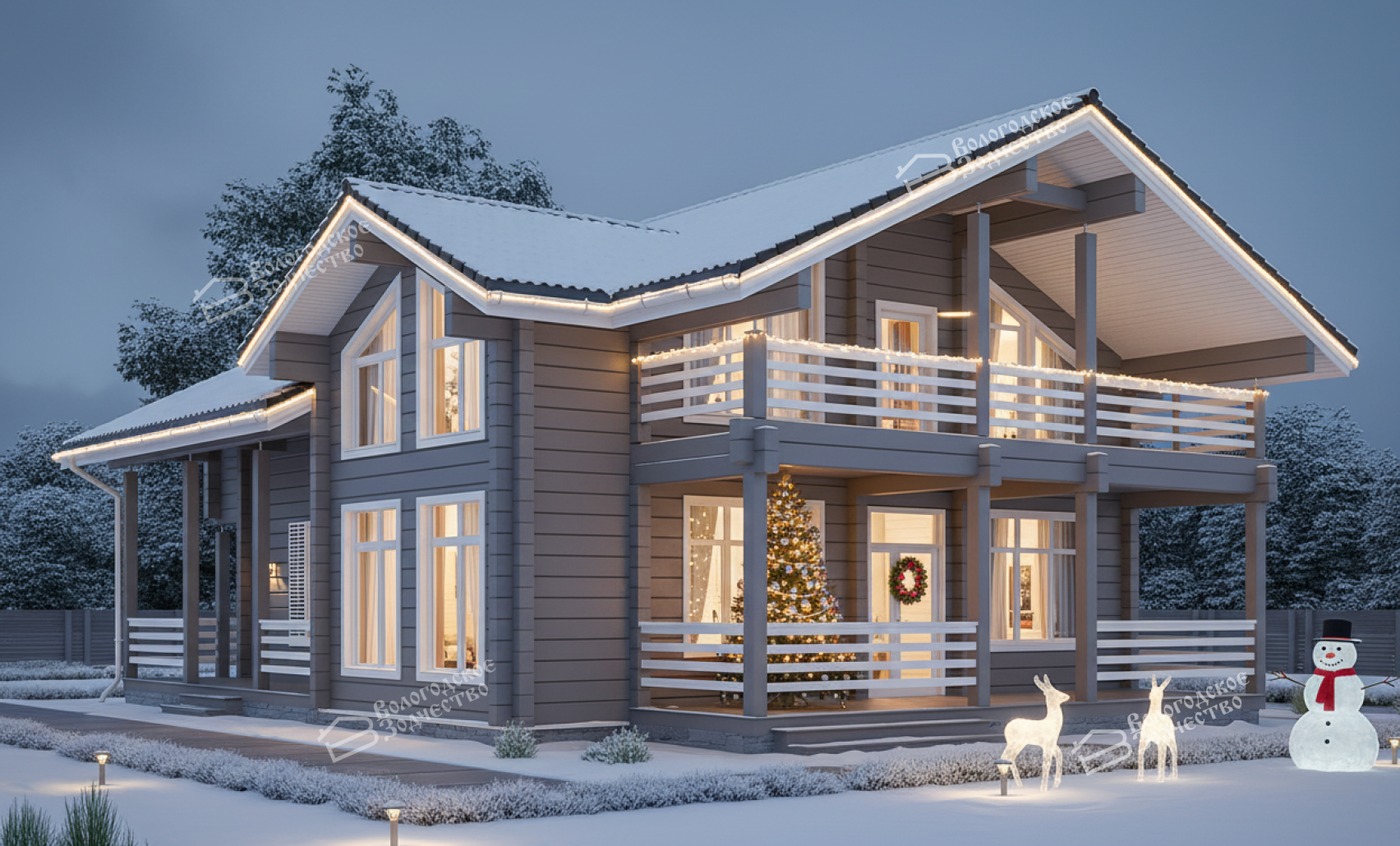 Дом из клееного бруса VZ-361