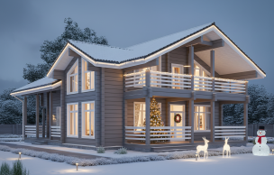 Дом из клееного бруса VZ-361
