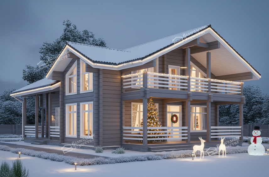 Дом из клееного бруса VZ-361