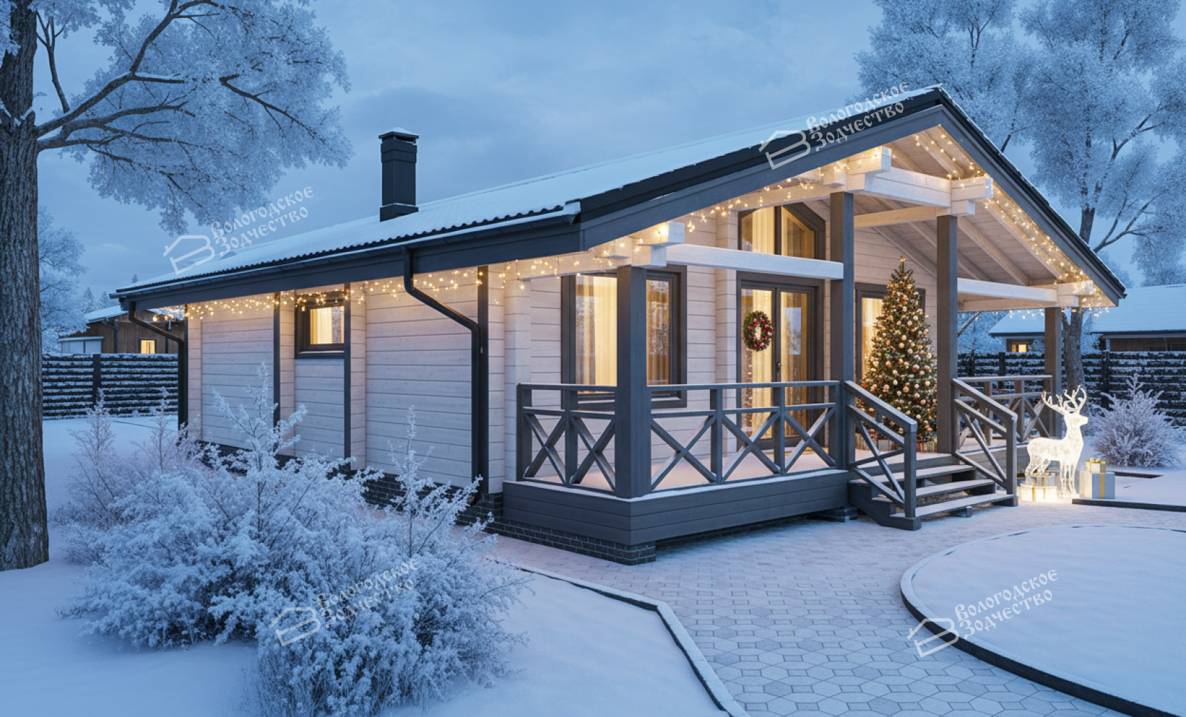 Дом из клееного бруса VZ-363