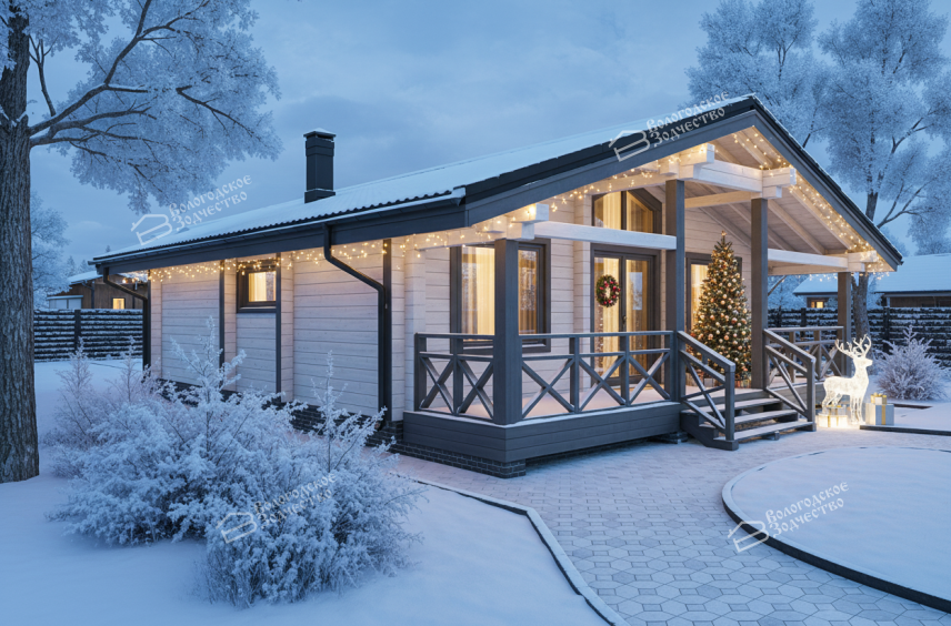 Дом из клееного бруса VZ-363