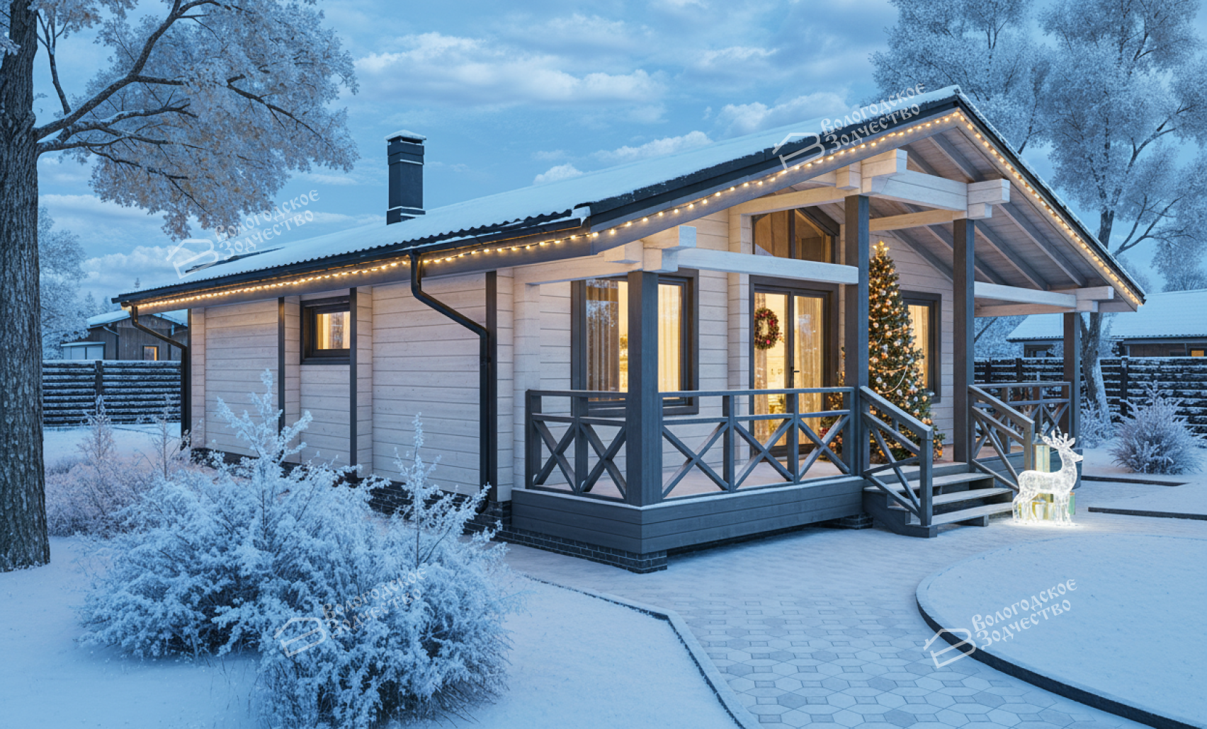 Дом из профилированного бруса VZ-363