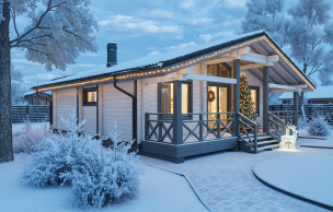 Дом из профилированного бруса VZ-363
