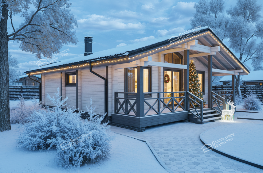 Дом из профилированного бруса VZ-363