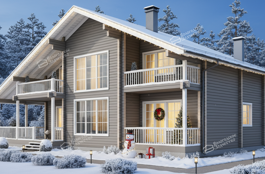 Дом из клееного бруса VZ-364