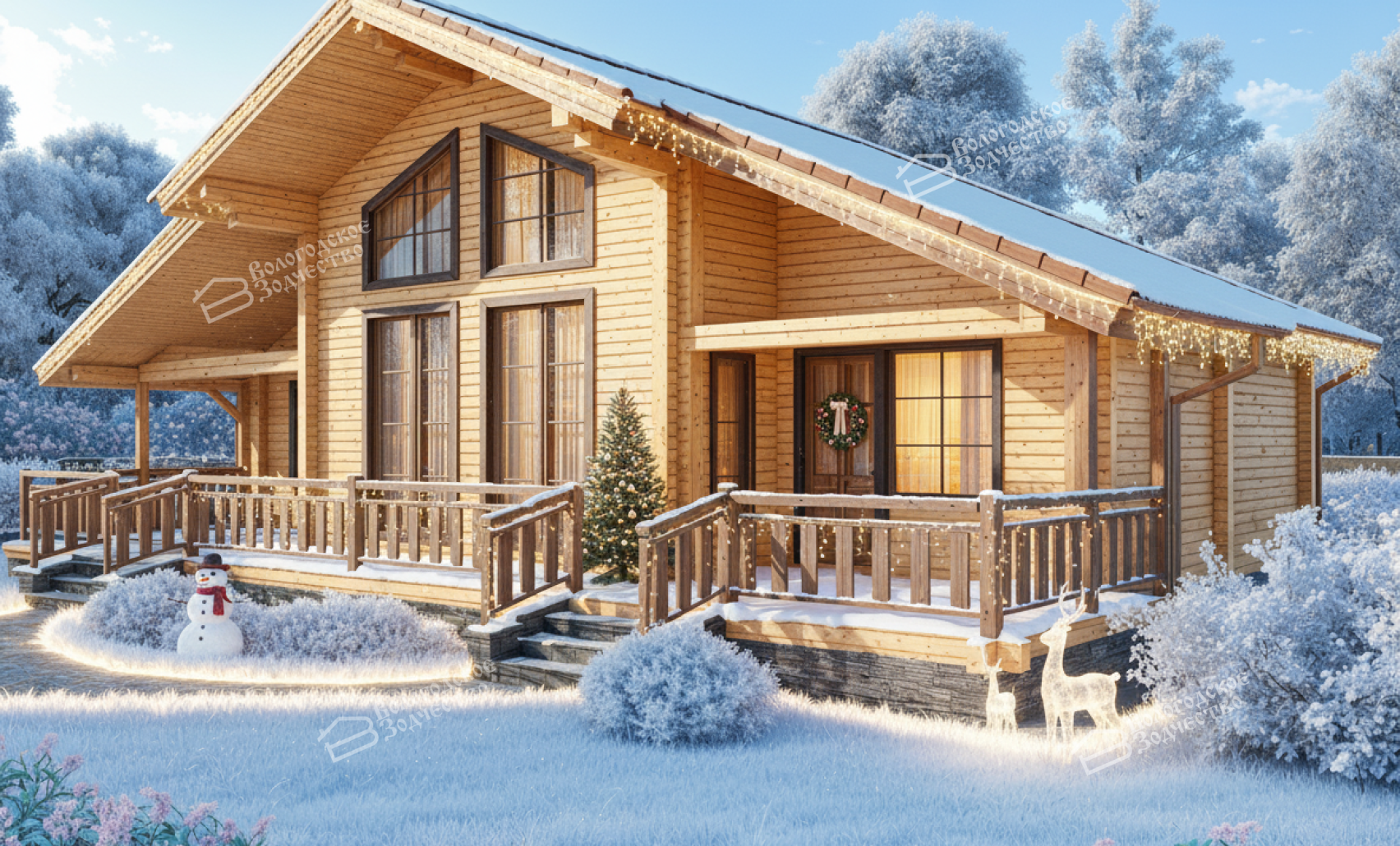Дом из клееного бруса VZ-365