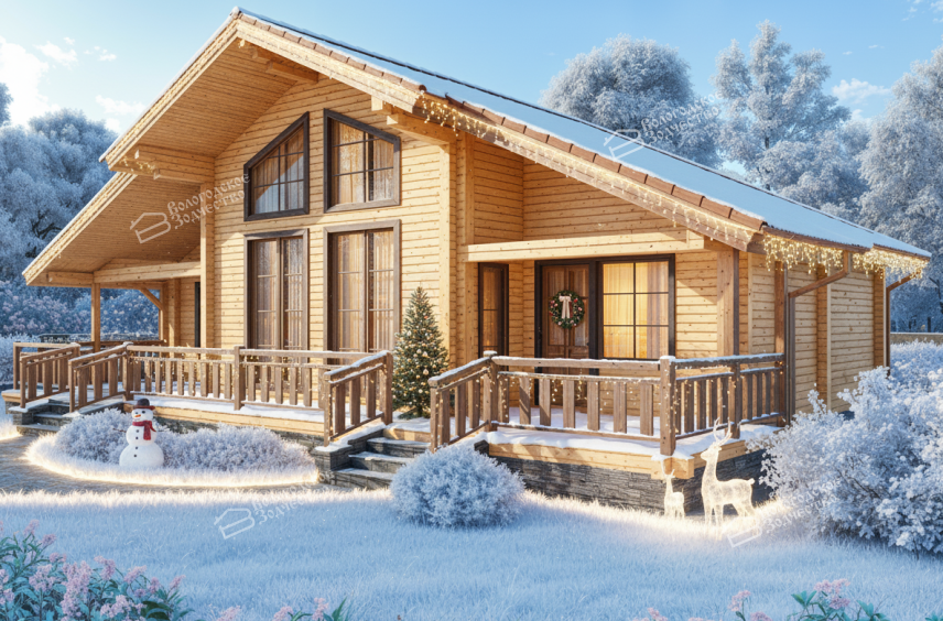 Дом из клееного бруса VZ-365