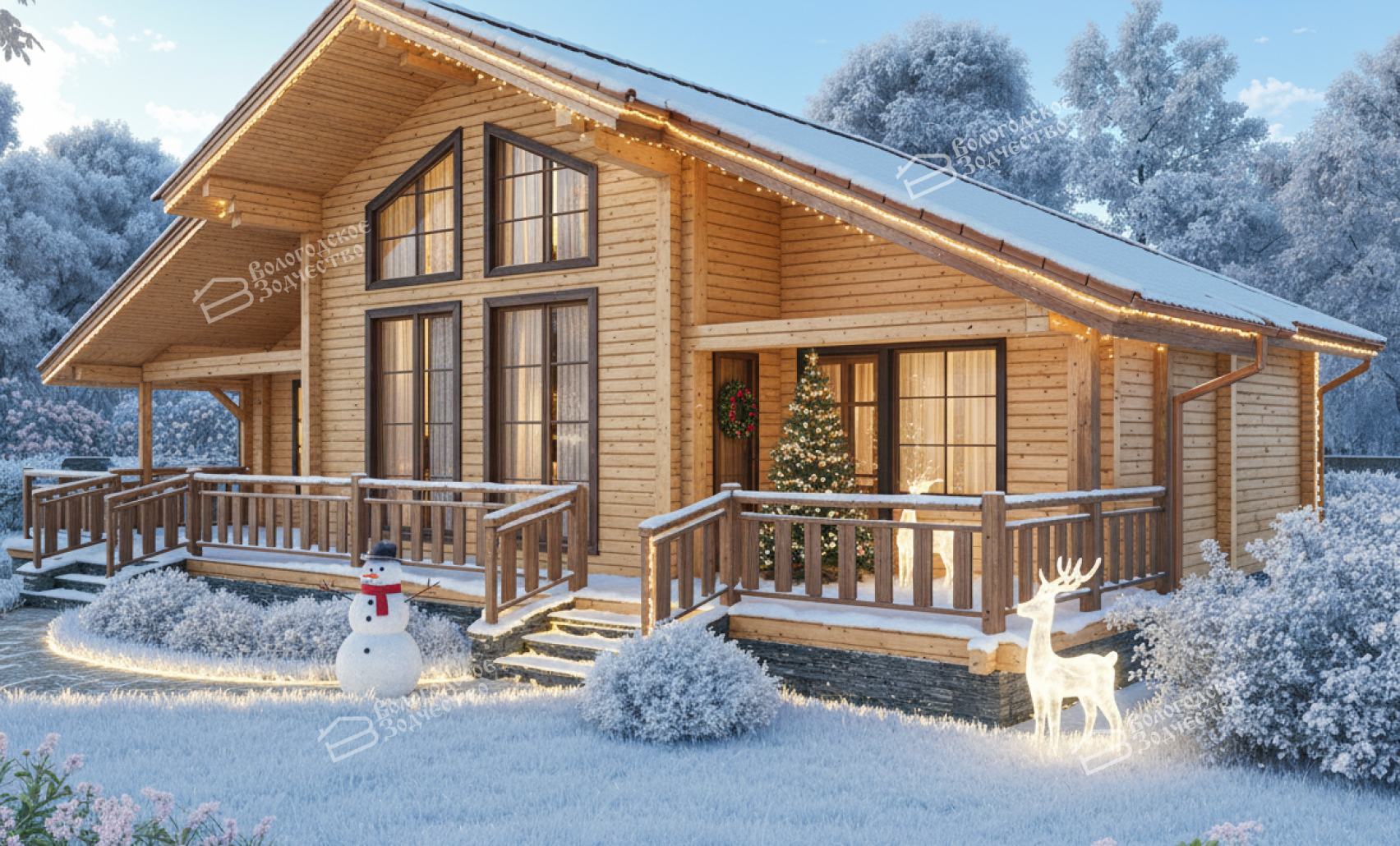 Дом из профилированного бруса VZ-365