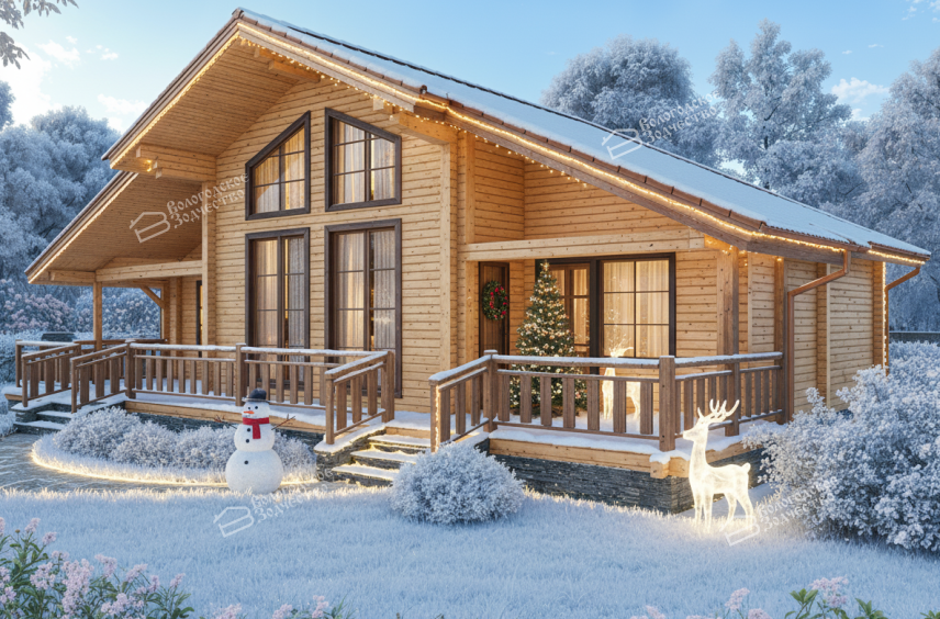 Дом из профилированного бруса VZ-365