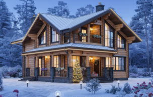 Дом из клееного бруса VZ-366