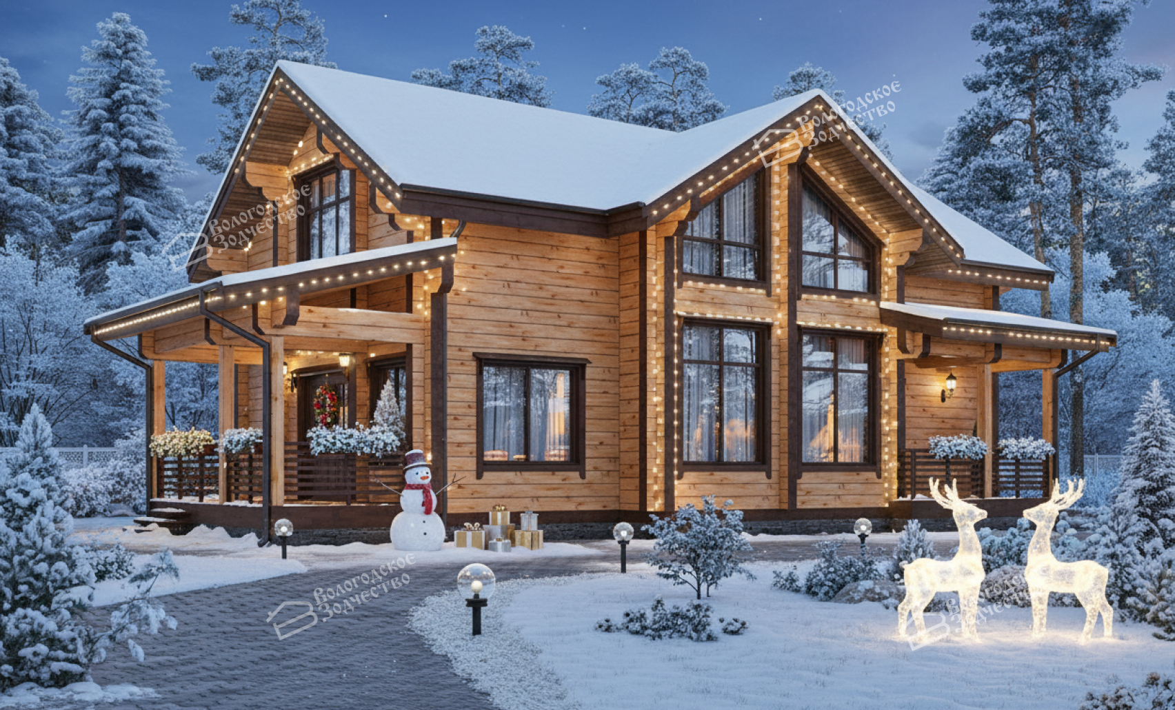 Дом из клееного бруса VZ-367