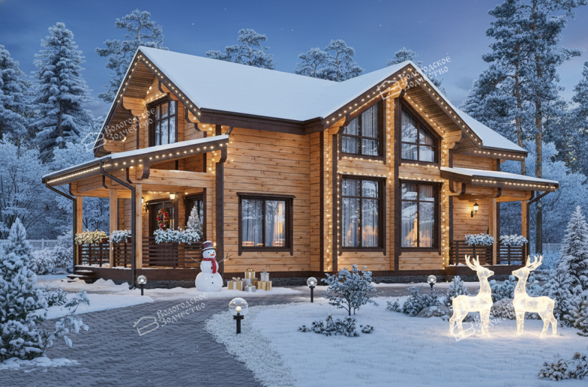 Дом из клееного бруса VZ-367