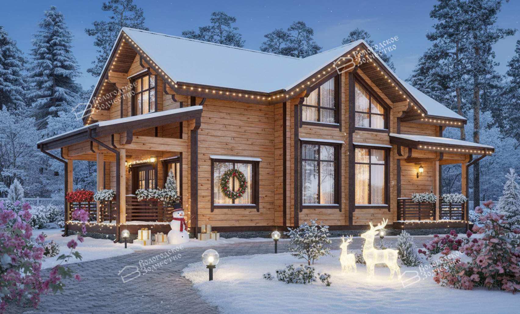 Дом из профилированного бруса VZ-367