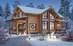 Дом из профилированного бруса VZ-367