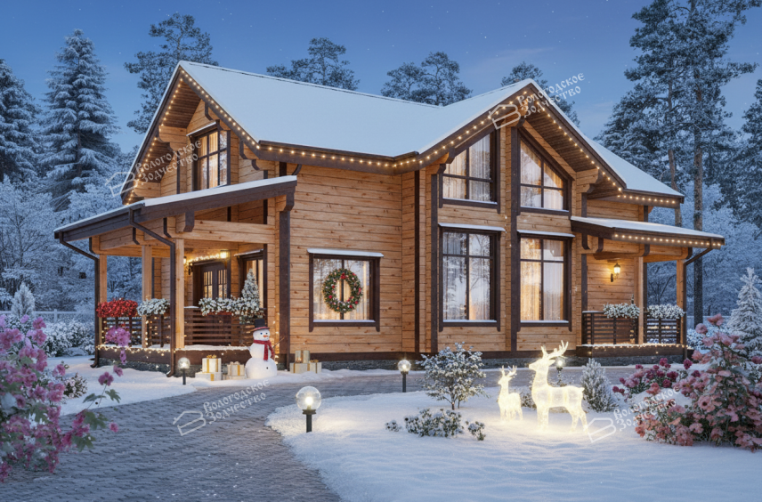 Дом из профилированного бруса VZ-367