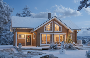 Дом из клееного бруса VZ-368 