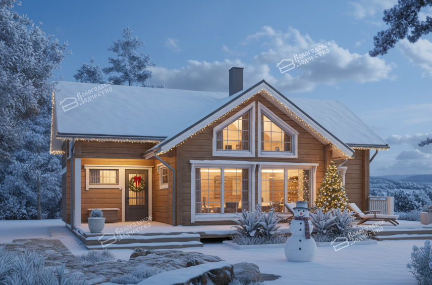 Дом из клееного бруса VZ-368