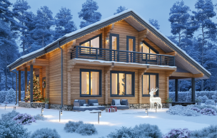 Дом из профилированного бруса VZ-370